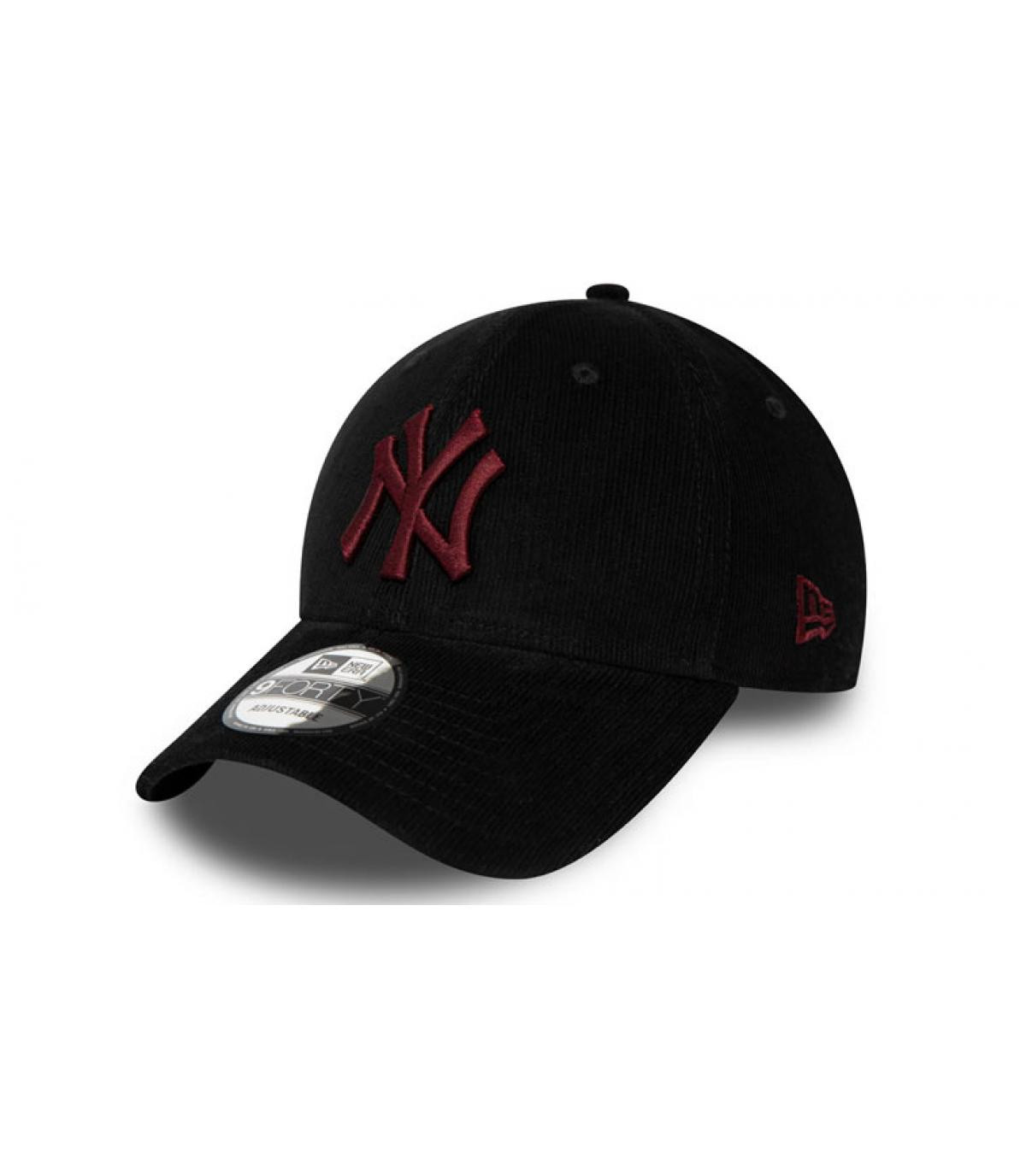 Casquette Cord Pack 940 NY black burgundy New Era